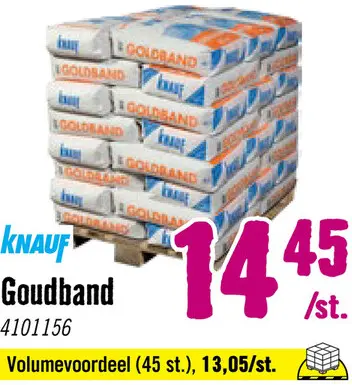 Aanbieding: Handpleister Goldband E 25 kg