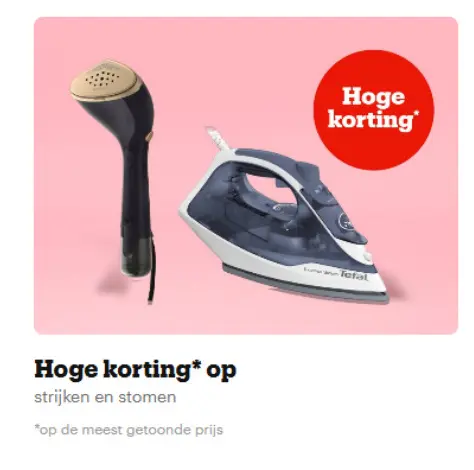 Promotie: Steam iron and handheld steamer