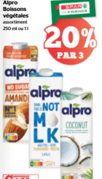 Offre: Alpro Boissons végétales
