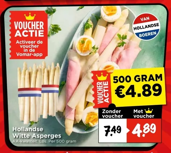 Aanbieding: Hollandse Witte Asperges