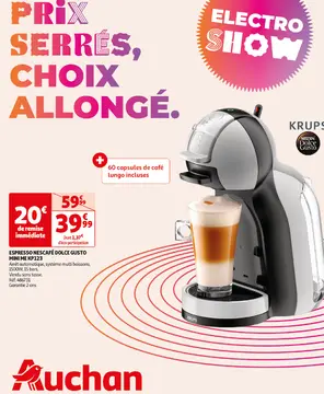Aanbieding: ESPRESSO NESCAFÉ DOLCE GUSTO MINI ME KP123