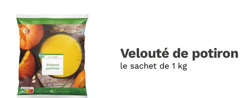 Offre: Velouté de potiron