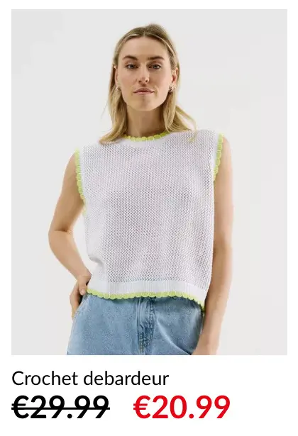 Promotie: Crochet debardeur