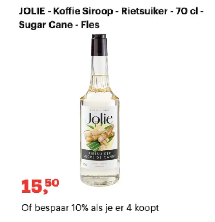 Promotie: Koffie Siroop - Rietsuiker