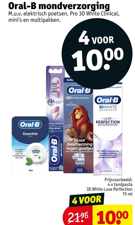 Promotie: Oral-B mondverzorging