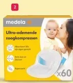Aanbieding: Medela Ultra-ademende zoogkompressen