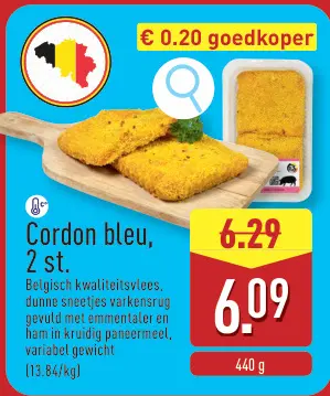 Promotie: Cordon bleu