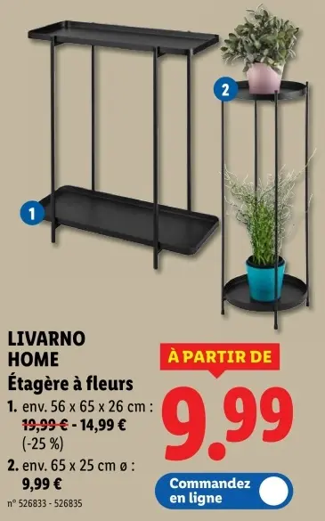Offre: Étagère à fleurs