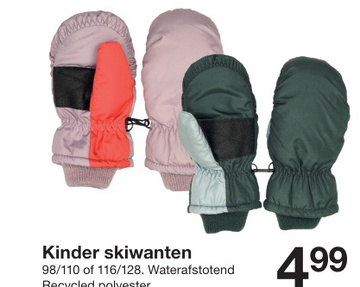 Aanbieding: Kinder skiwanten