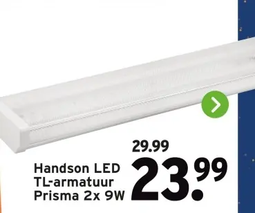Aanbieding: LED TL-armatuur Prisma 2x 9W