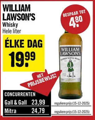 Aanbieding: William lawson's