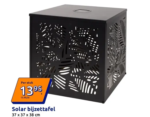 Promotie: Solar bijzettafel