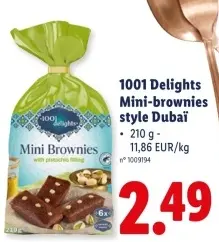 Offre: Mini-brownies style Dubaï