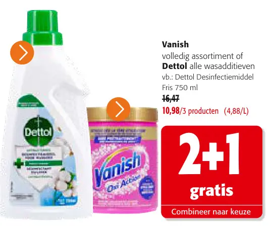 Promotie: Vanish en Dettol