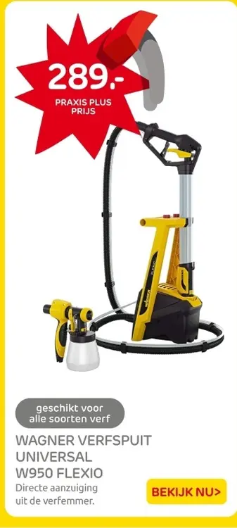 Aanbieding: Wagner verfspuit universal w950 flexio