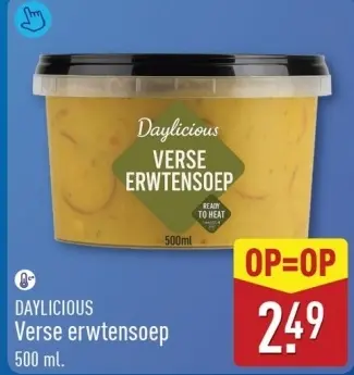 Aanbieding: Verse erwtensoep
