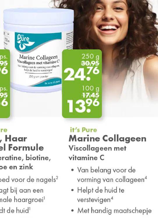 Aanbieding: Marine Collageen Viscollageen met vitamine C