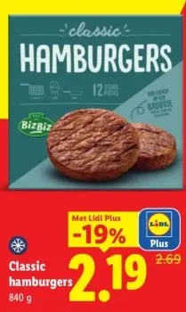 Aanbieding: Classic hamburgers