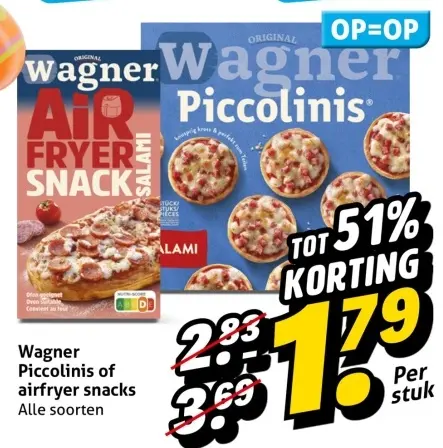 Aanbieding: Piccolinis or airfryer snacks