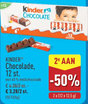 Promotie: KINDER Chocolade