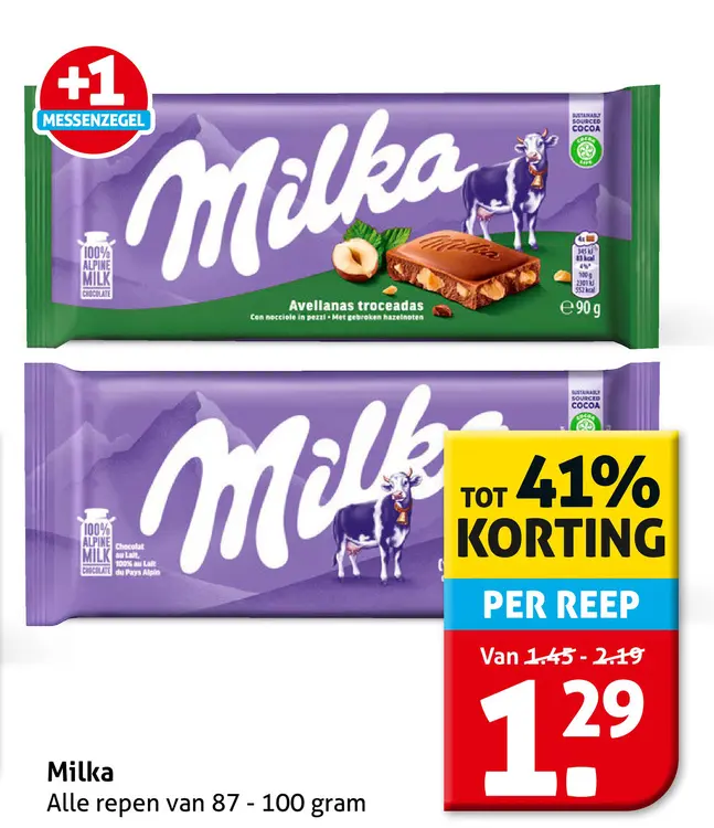 Aanbieding: Milka