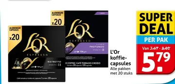 Aanbieding: L'Or koffie-capsules