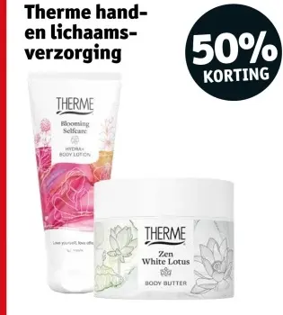 Promotie: Therme hand- en lichaamsverzorging