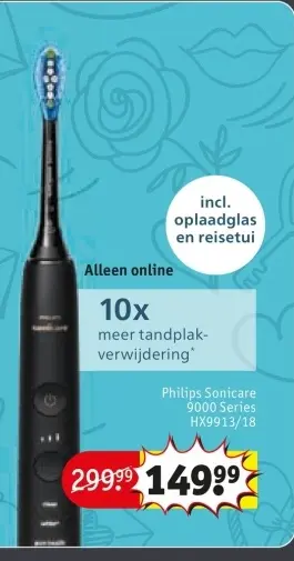 Aanbieding: Sonicare 9000 Series HX9913/18