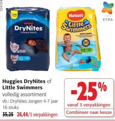 Promotie: Huggies DryNites of Little Swimmers