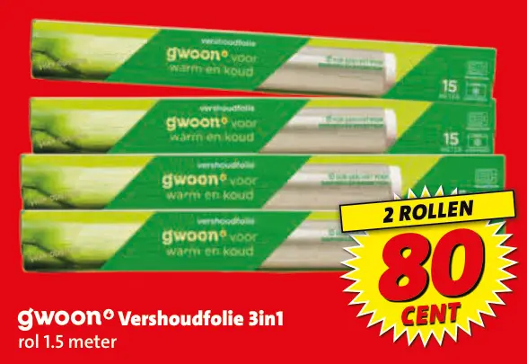 Aanbieding: Vershoudfolie 3in1