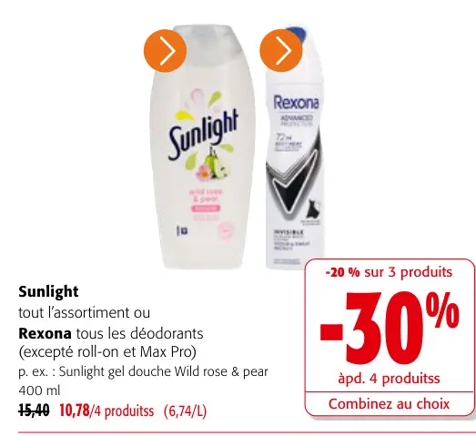 Offre: Gel douche Wild rose & pear