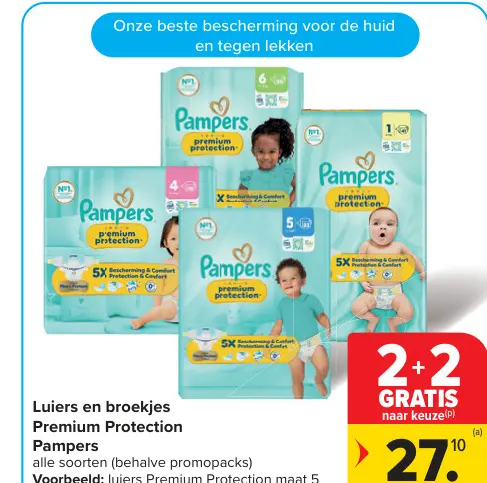 Offre: Luiers en broekjes Premium Protection