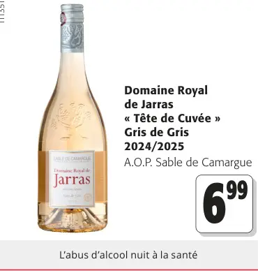 Offre: Domaine Royal de Jarras « Tête de Cuvée » Gris