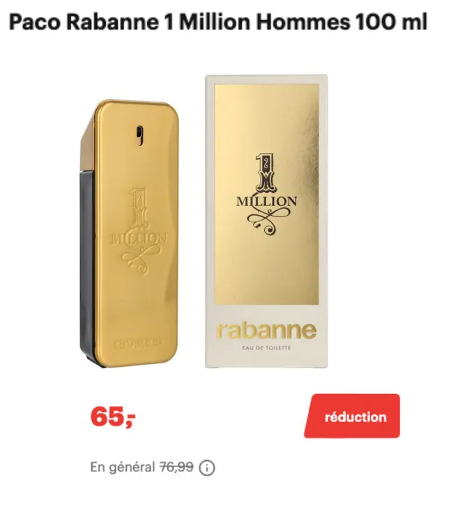 Offre: 1 Million Hommes