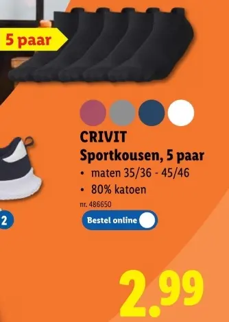 Promotie: Sportkousen