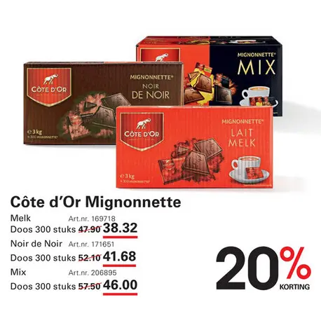Aanbieding: Côte d'Or Mignonnette