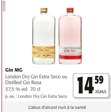 Offre: Gin MG
