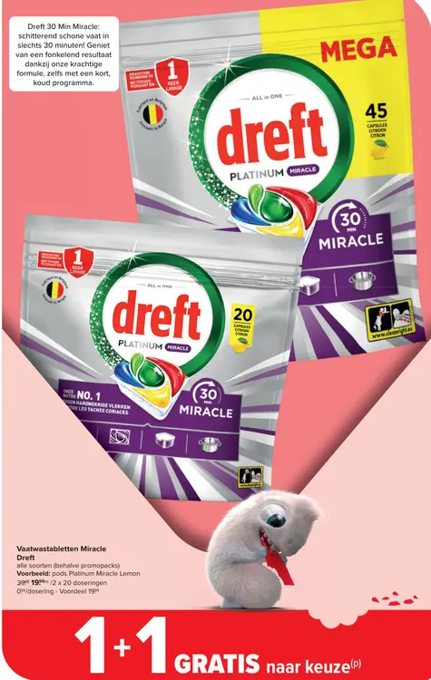 Promotie: Vaatwastabletten Miracle