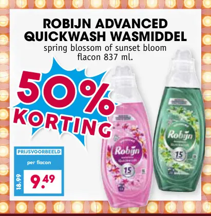 Aanbieding: Advanced quickwash wasmiddel