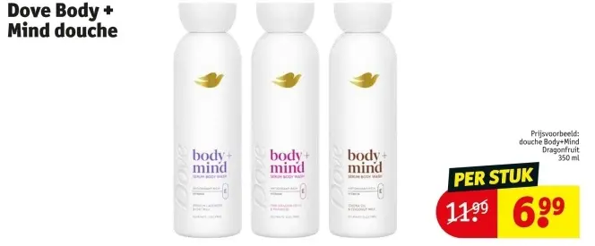 Promotie: Body + Mind douche