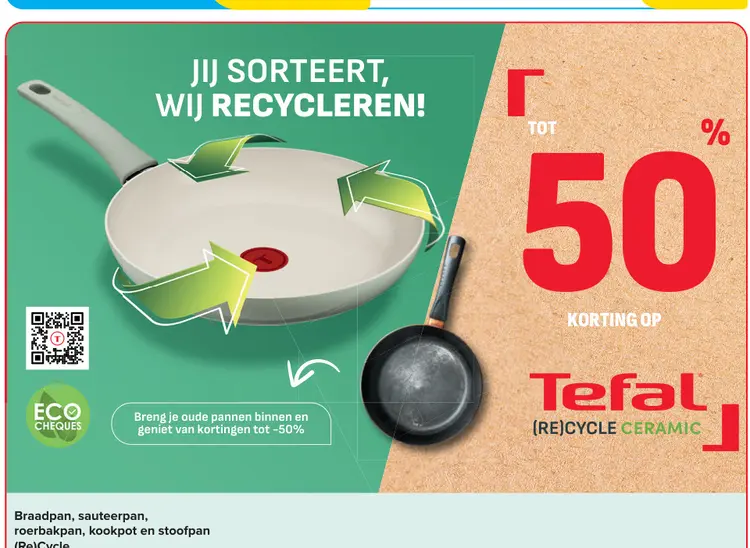 Promotie: Braadpan, sauteerpan, roerbakpan, kookpot en 