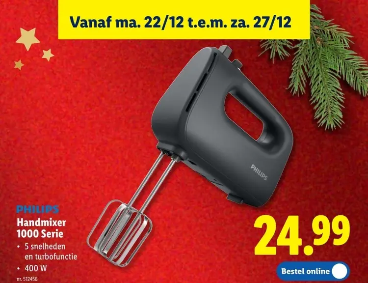 Promotie: Handmixer 1000 Serie