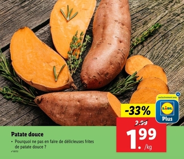 Offre: Patate douce