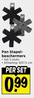 Aanbieding: Pan Stapelbeschermers
