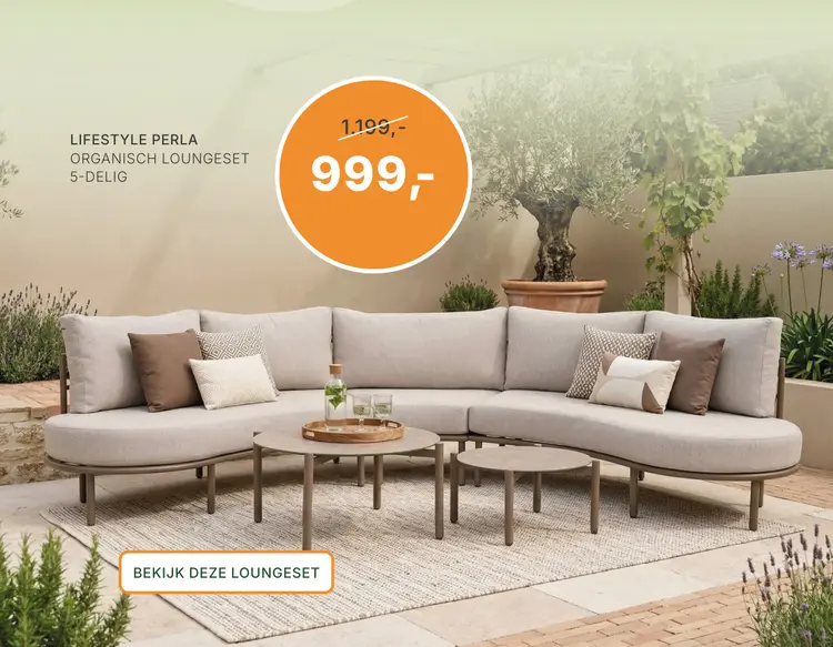 Aanbieding: Perla organisch loungeset