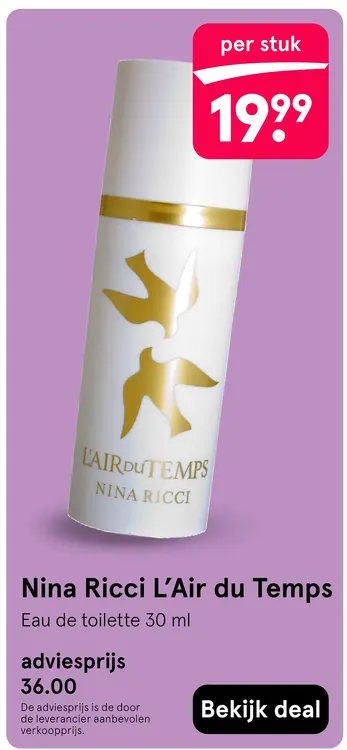 Aanbieding: L'Air du Temps