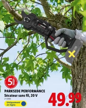 Offre: Sécateur sans fil