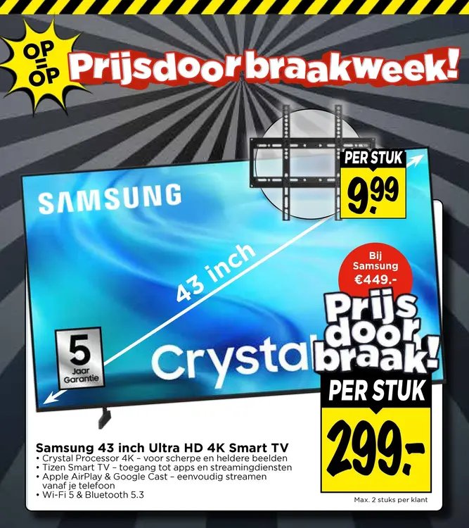 Aanbieding: Ultra HD 4K Smart TV