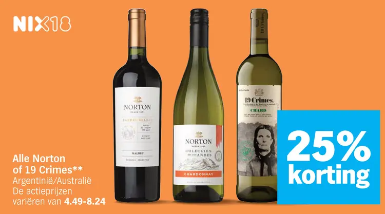 Aanbieding: Norton or 19 Crimes