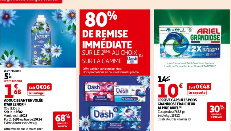 Promotie: Adoucissant envolée d'air